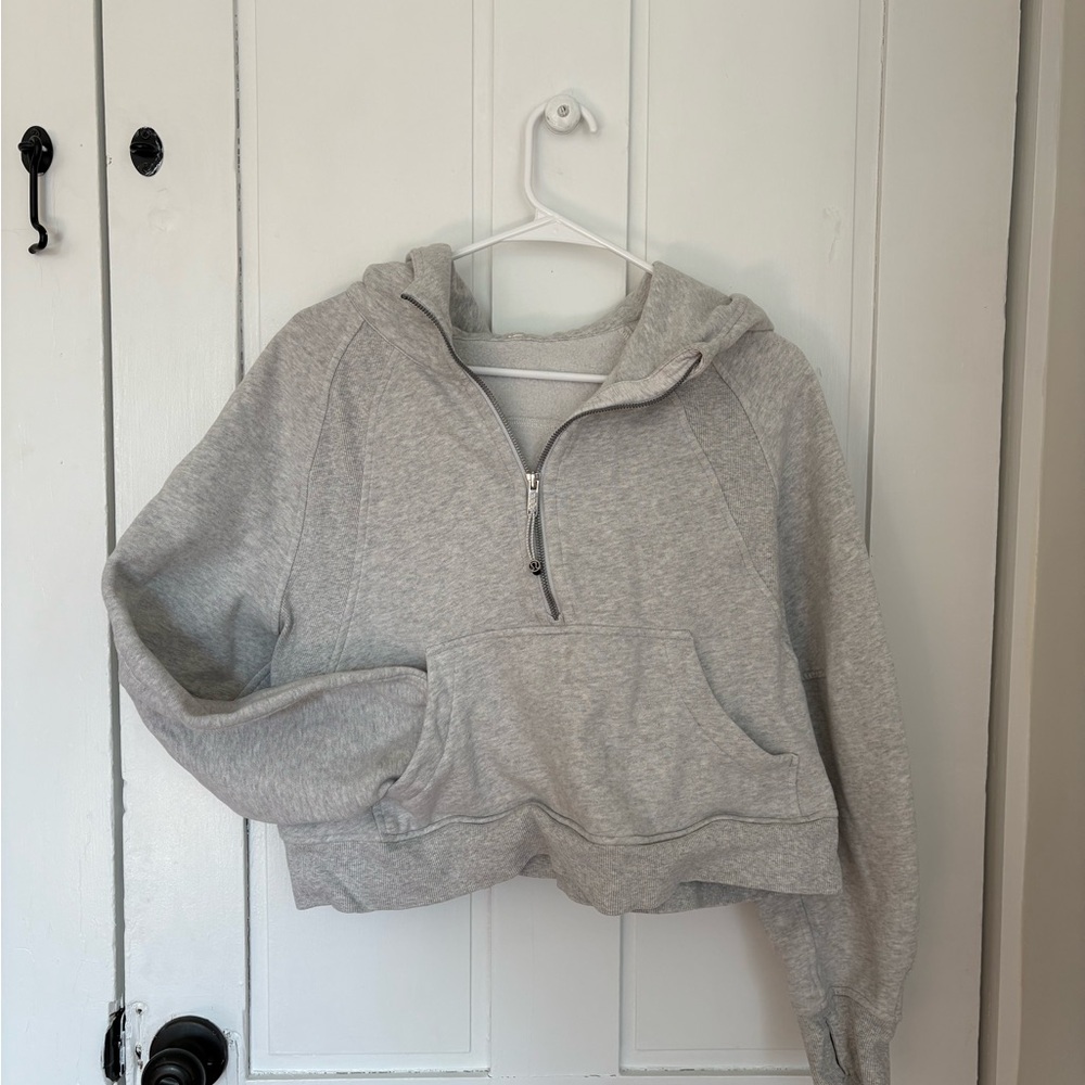 Scuba Oversized Half-Zip Hoodie